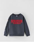 Minigimin cicileri STRANGER THINGS KABARTMALI SWEATSHIRT- Füme